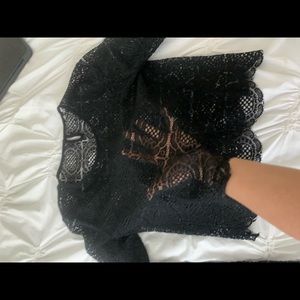 Sheer going out top!